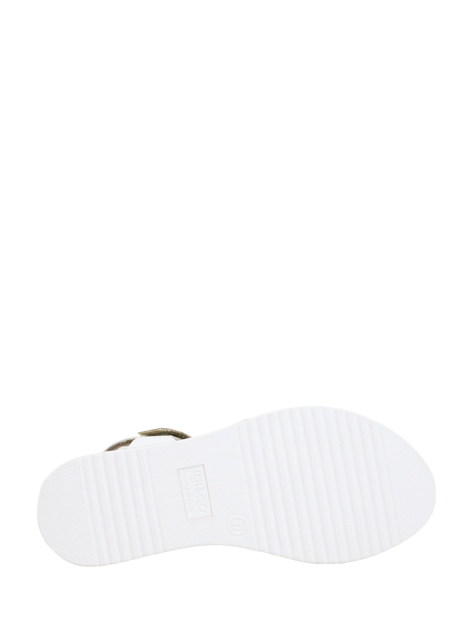 Sandali con strappi Bianco Rosa Igi&co