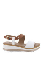 Sandali zeppa Bianco Igi&co