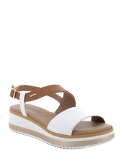 Sandali zeppa Bianco Igi&co