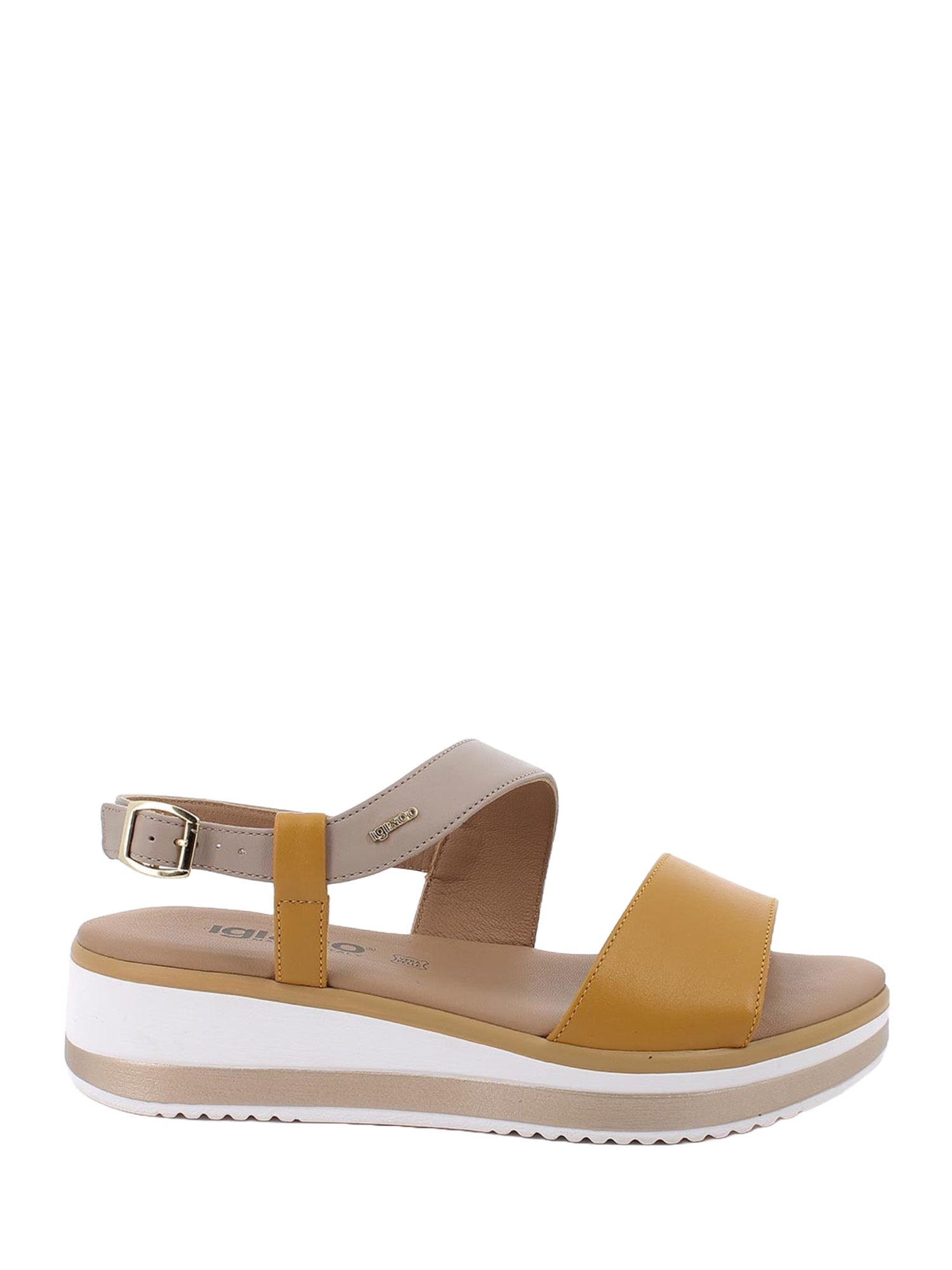 Sandali zeppa Giallo Igi&co