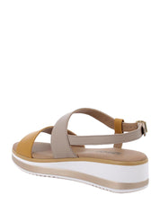 Sandali zeppa Giallo Igi&co