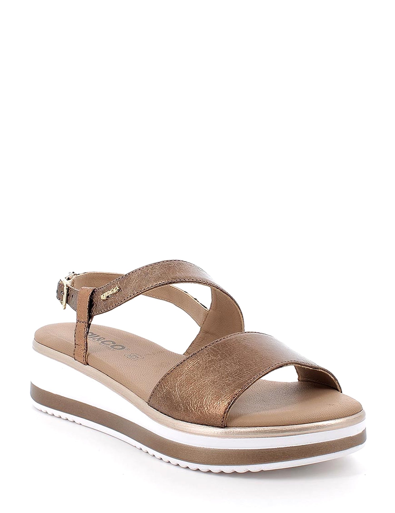 Sandali zeppa Marrone Igi&co