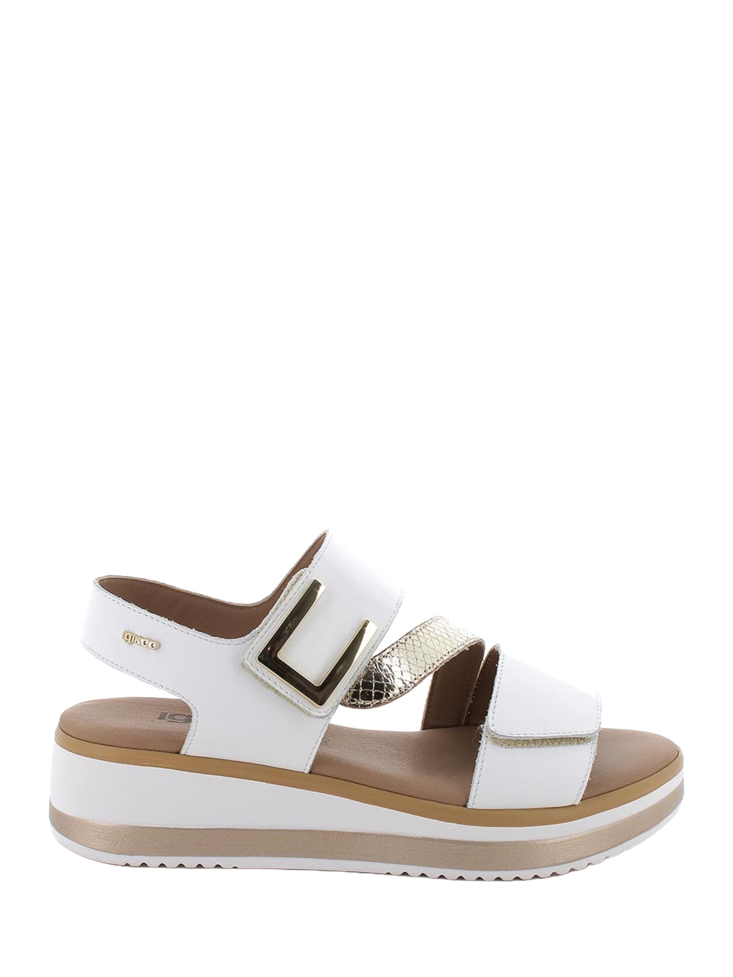 Sandali zeppa Bianco Igi&co