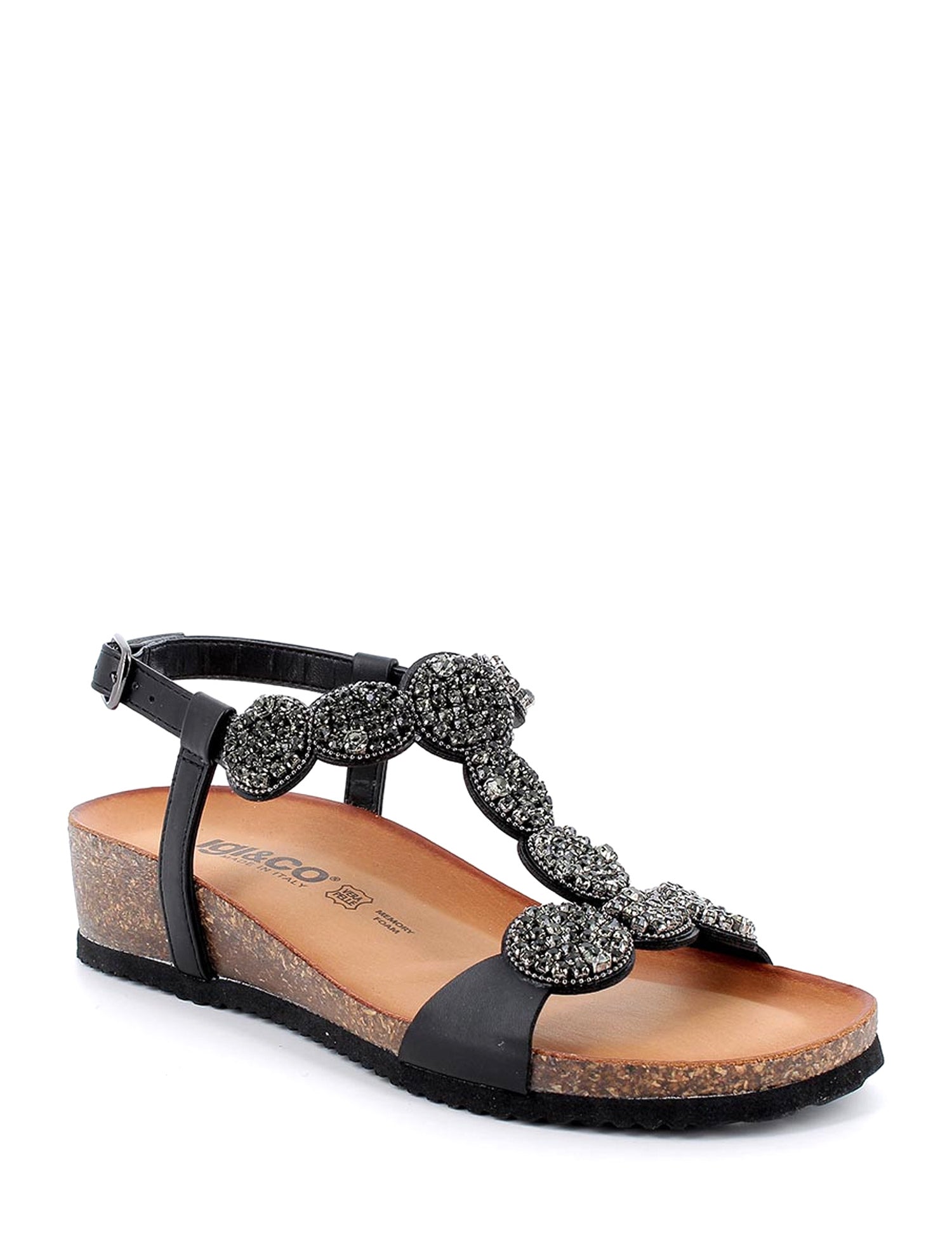 Sandali zeppa Nero Igi&co