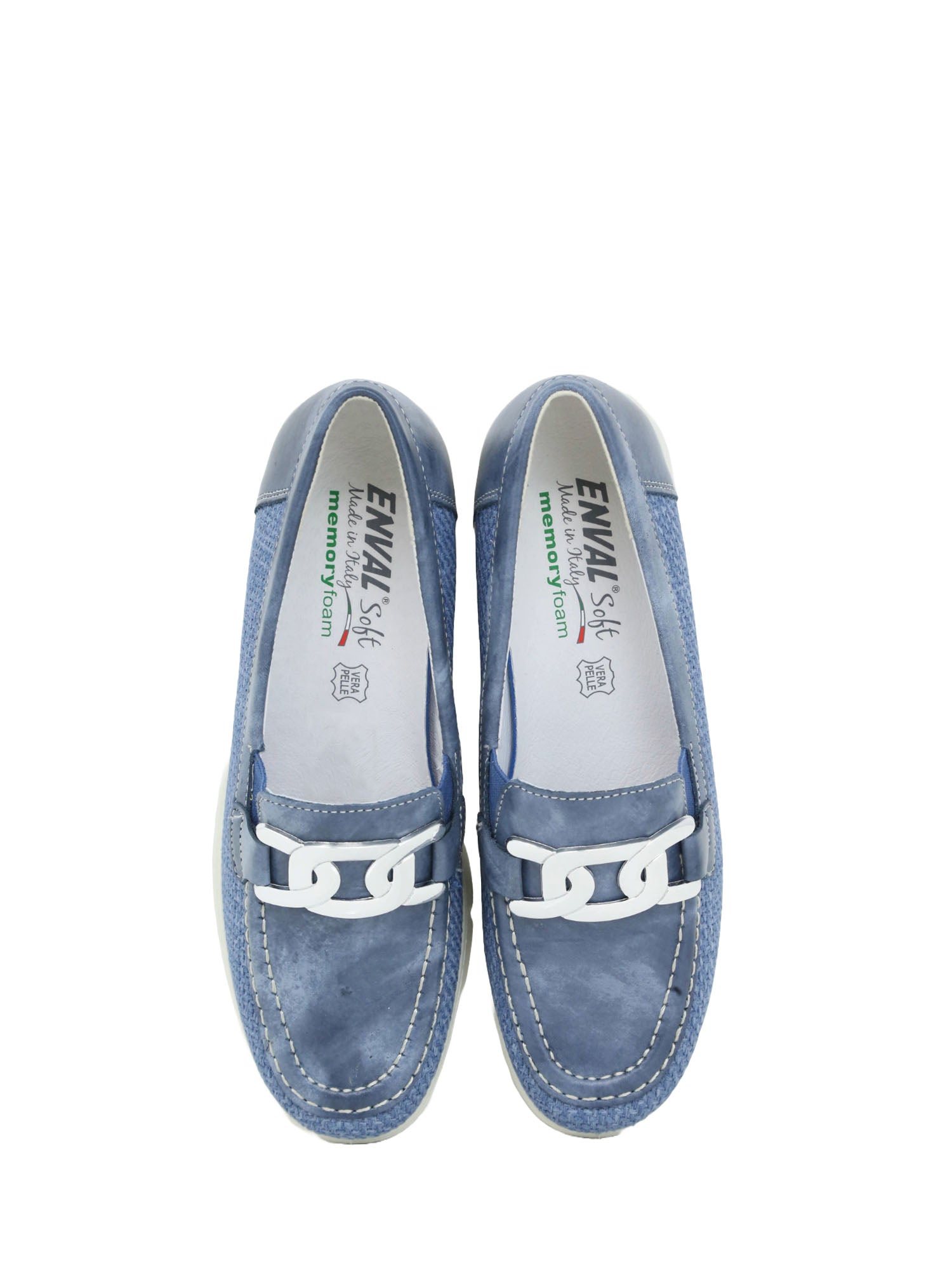 Mocassini Blu Chiaro Enval