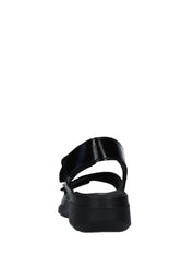 Sandali con strappi Nero Enval