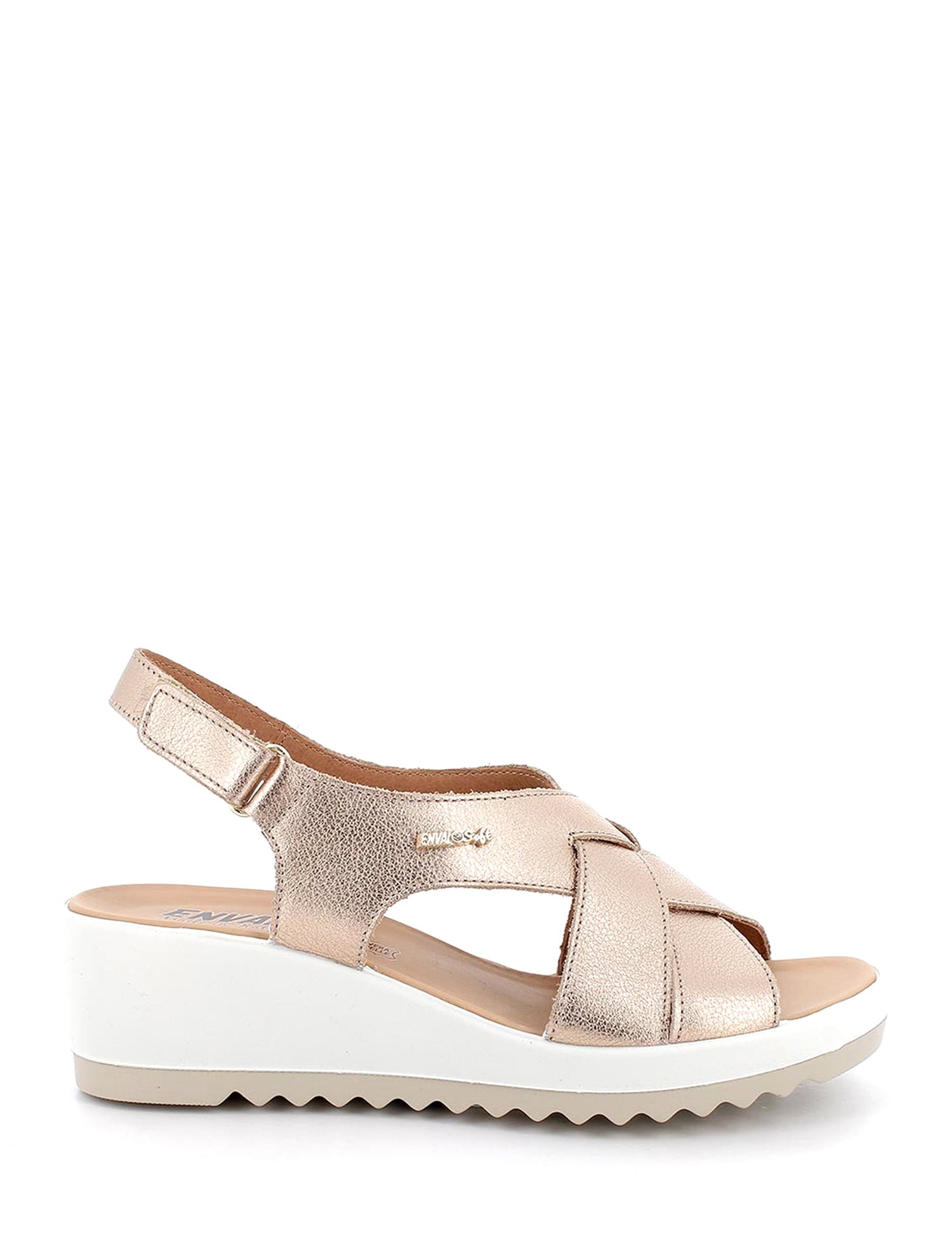 Sandali zeppa Dorato Enval