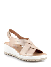 Sandali zeppa Dorato Enval