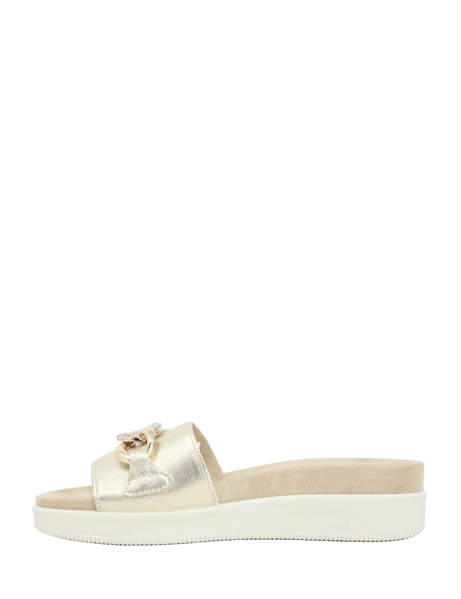 Sandali zeppa Dorato Enval