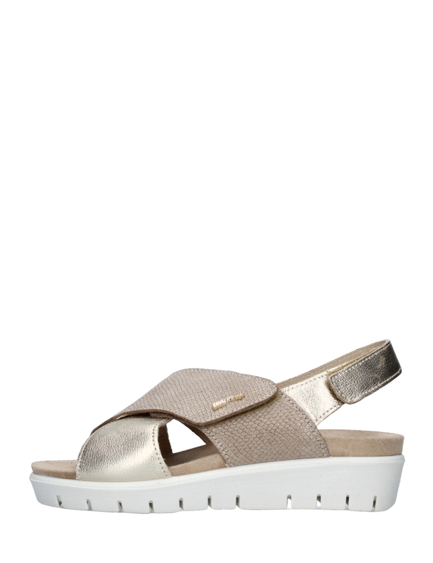 Sandali zeppa Dorato Enval