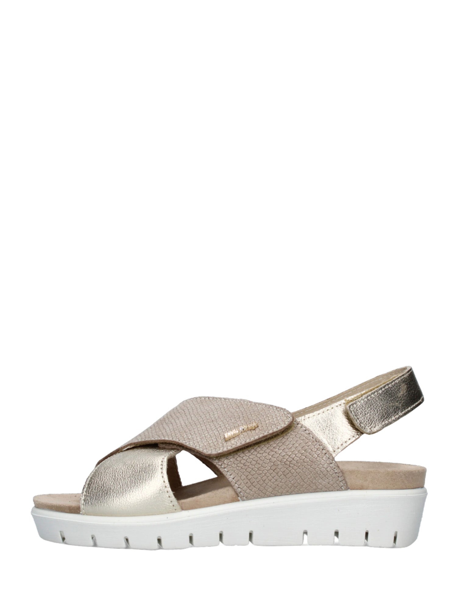 Sandali zeppa Dorato Enval