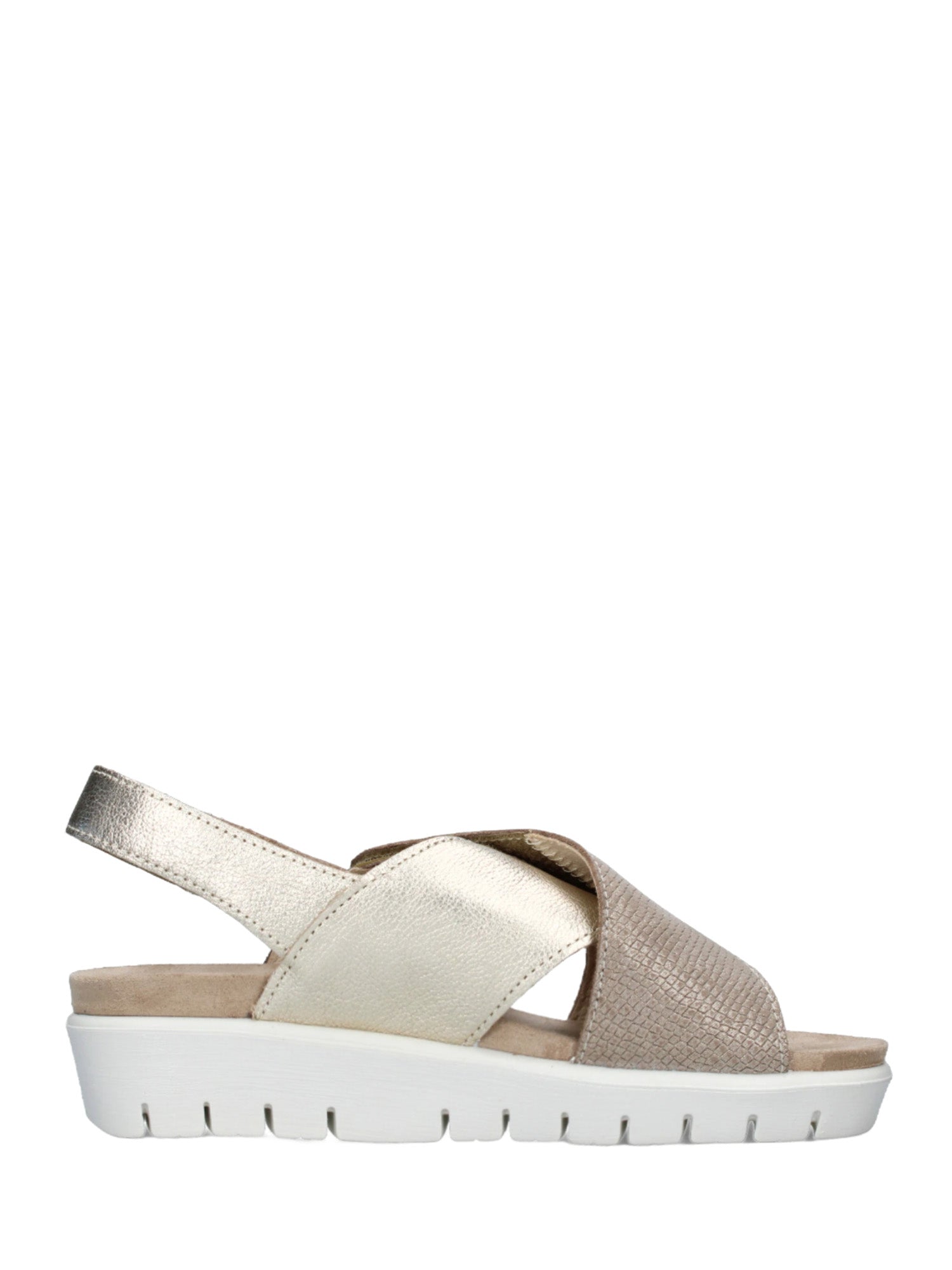 Sandali zeppa Dorato Enval