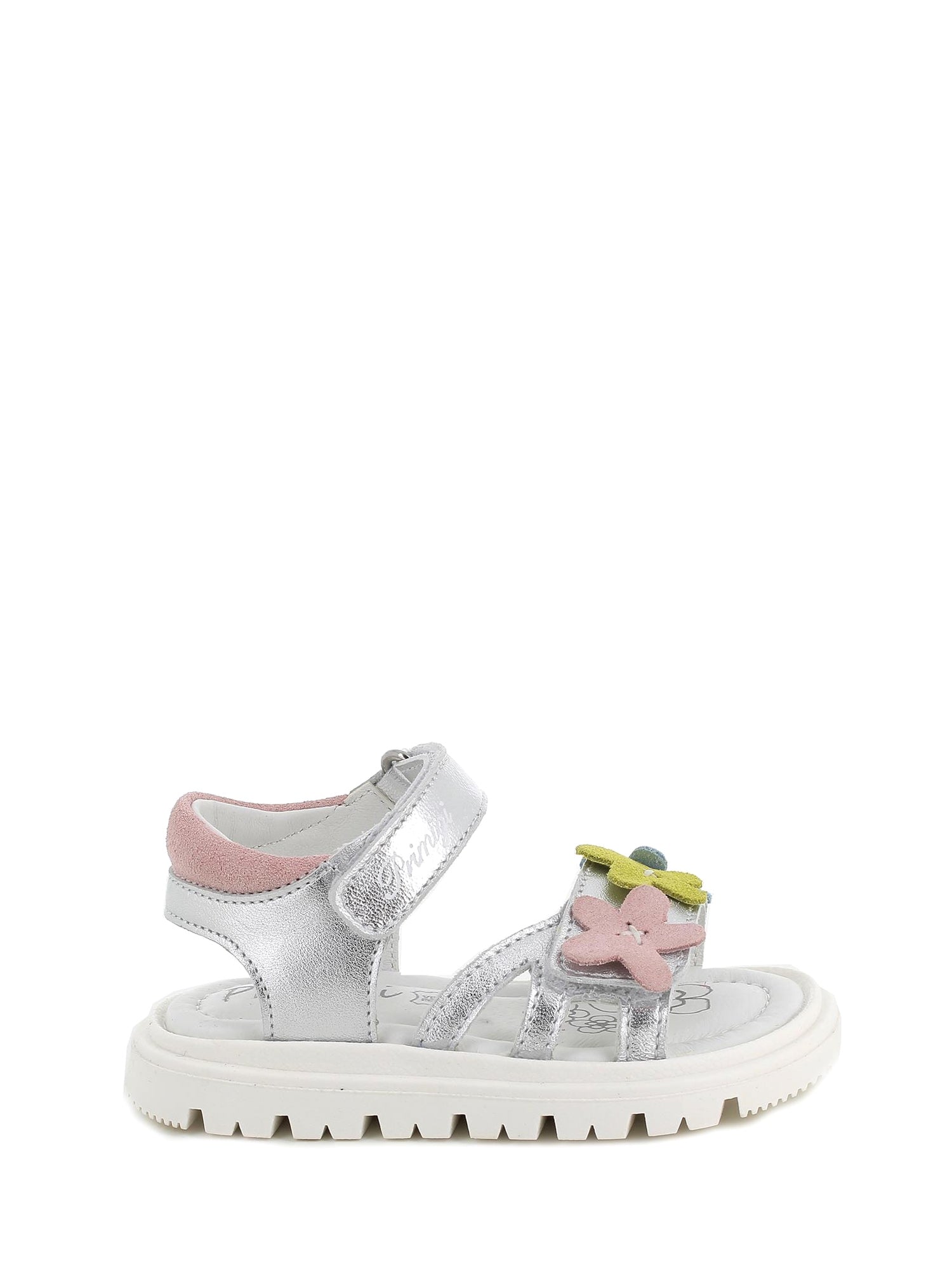 Sandali con strappi Argentato Primigi