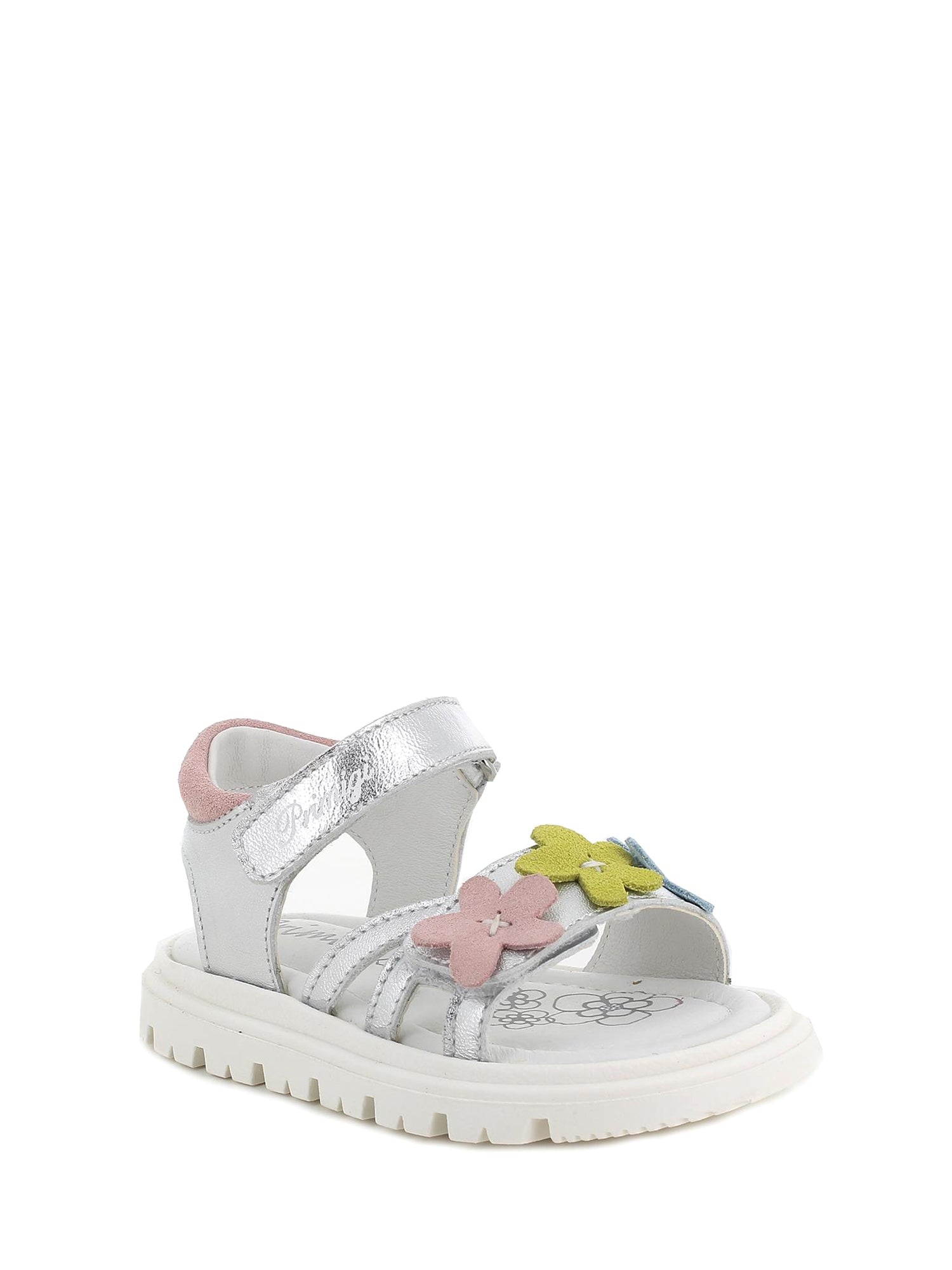 Sandali con strappi Argentato Primigi