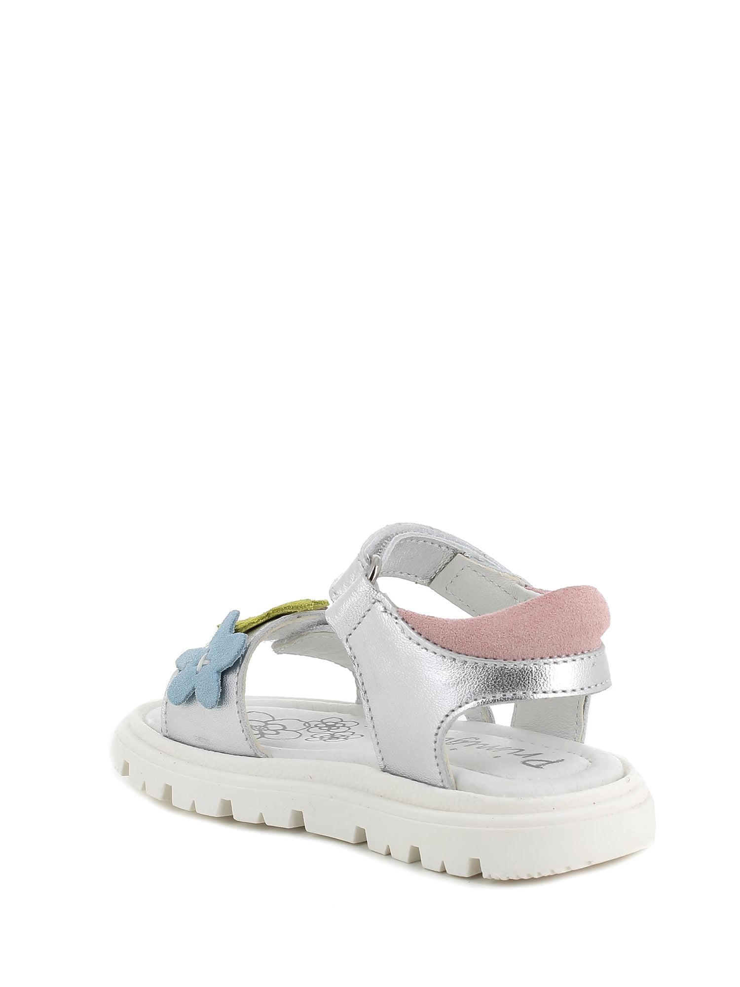 Sandali con strappi Argentato Primigi