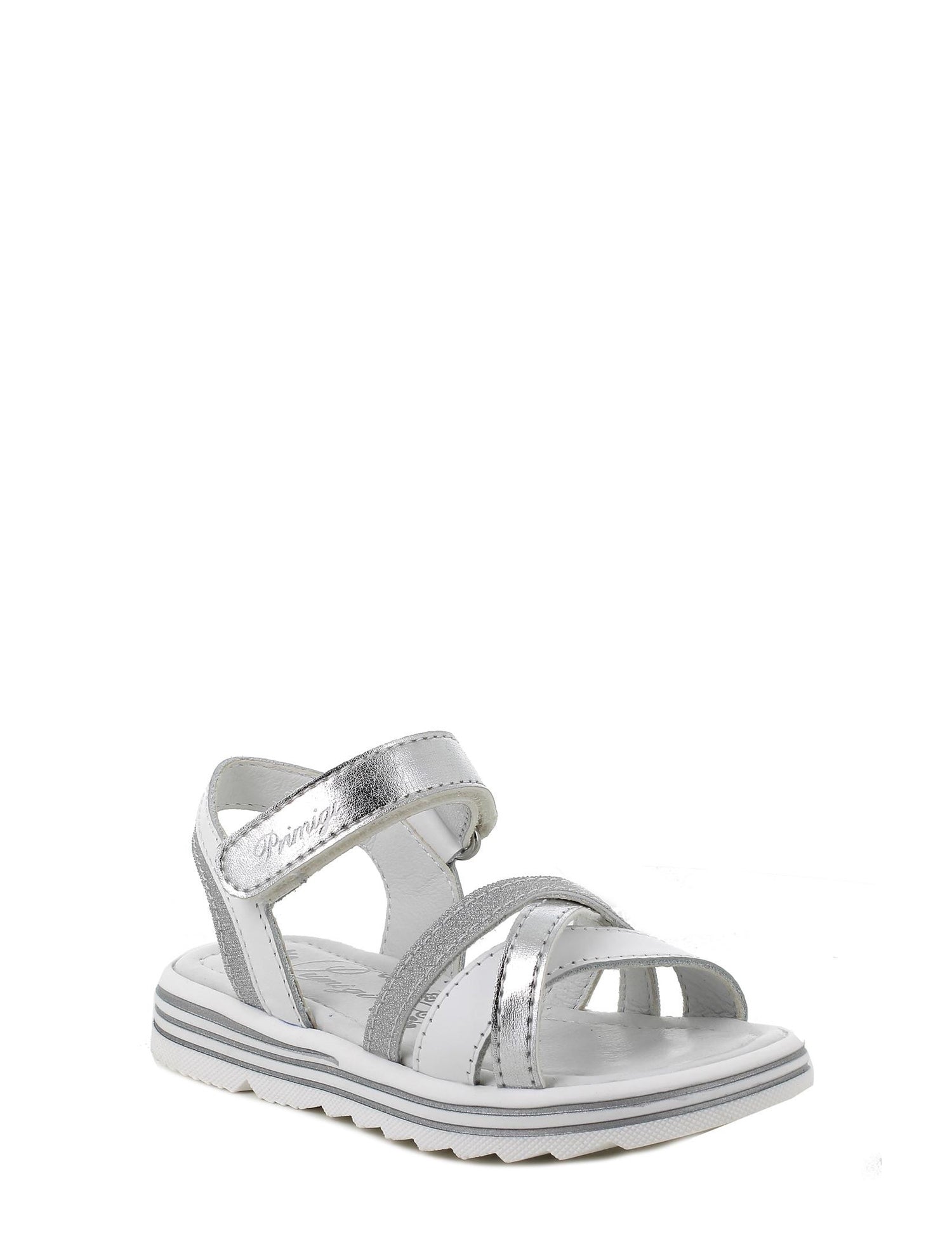 Sandali con strappi Argentato Primigi