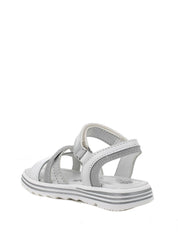 Sandali con strappi Argentato Primigi