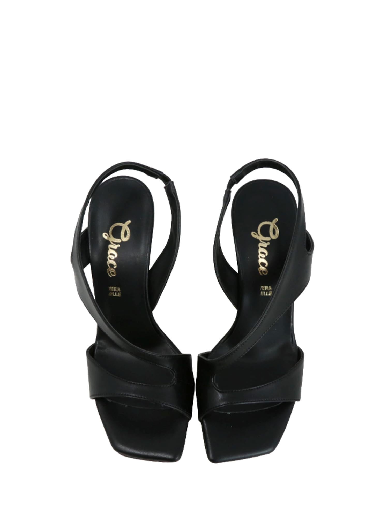 Sandali tacco Nero Grace Shoes