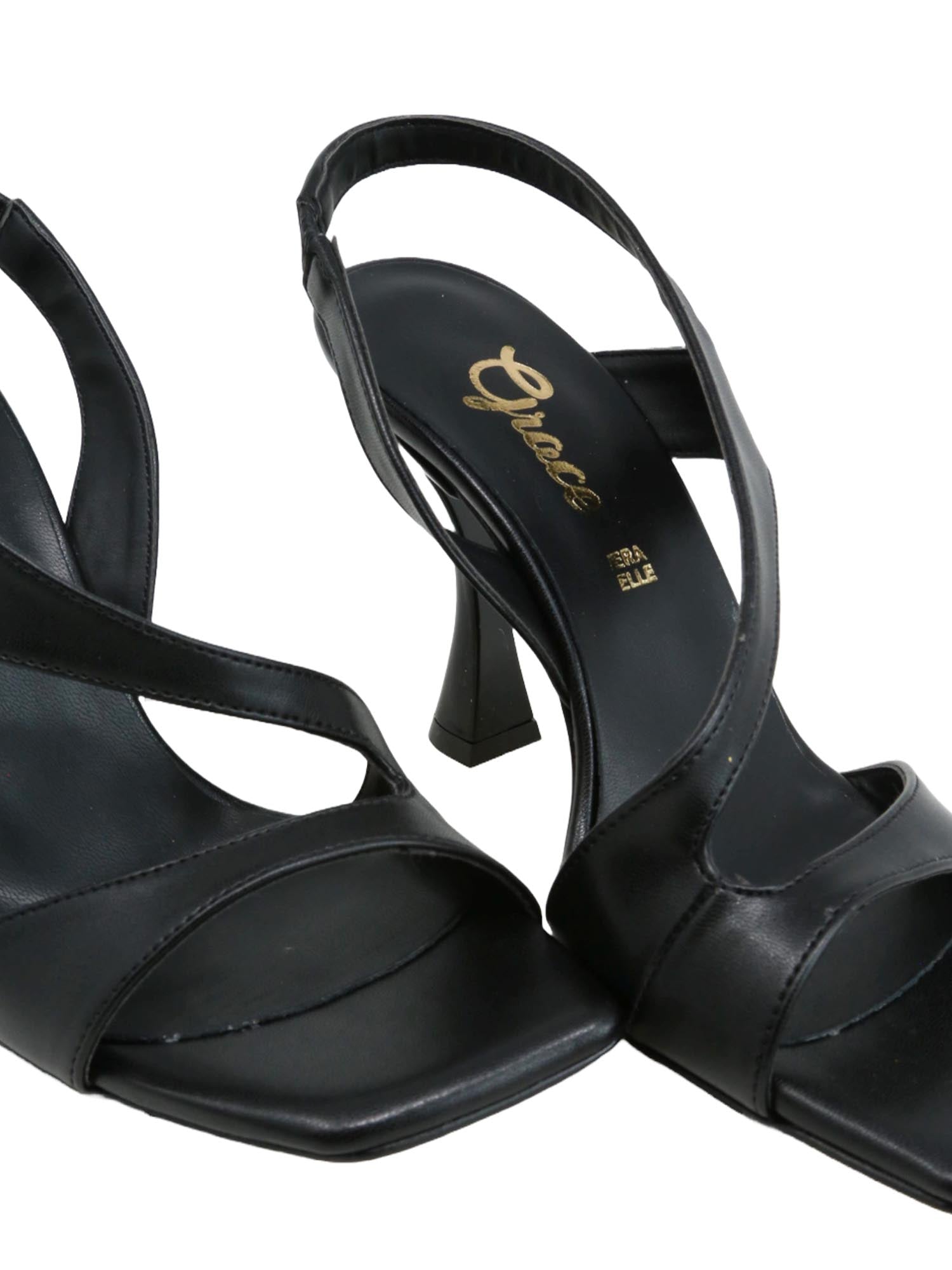 Sandali tacco Nero Grace Shoes
