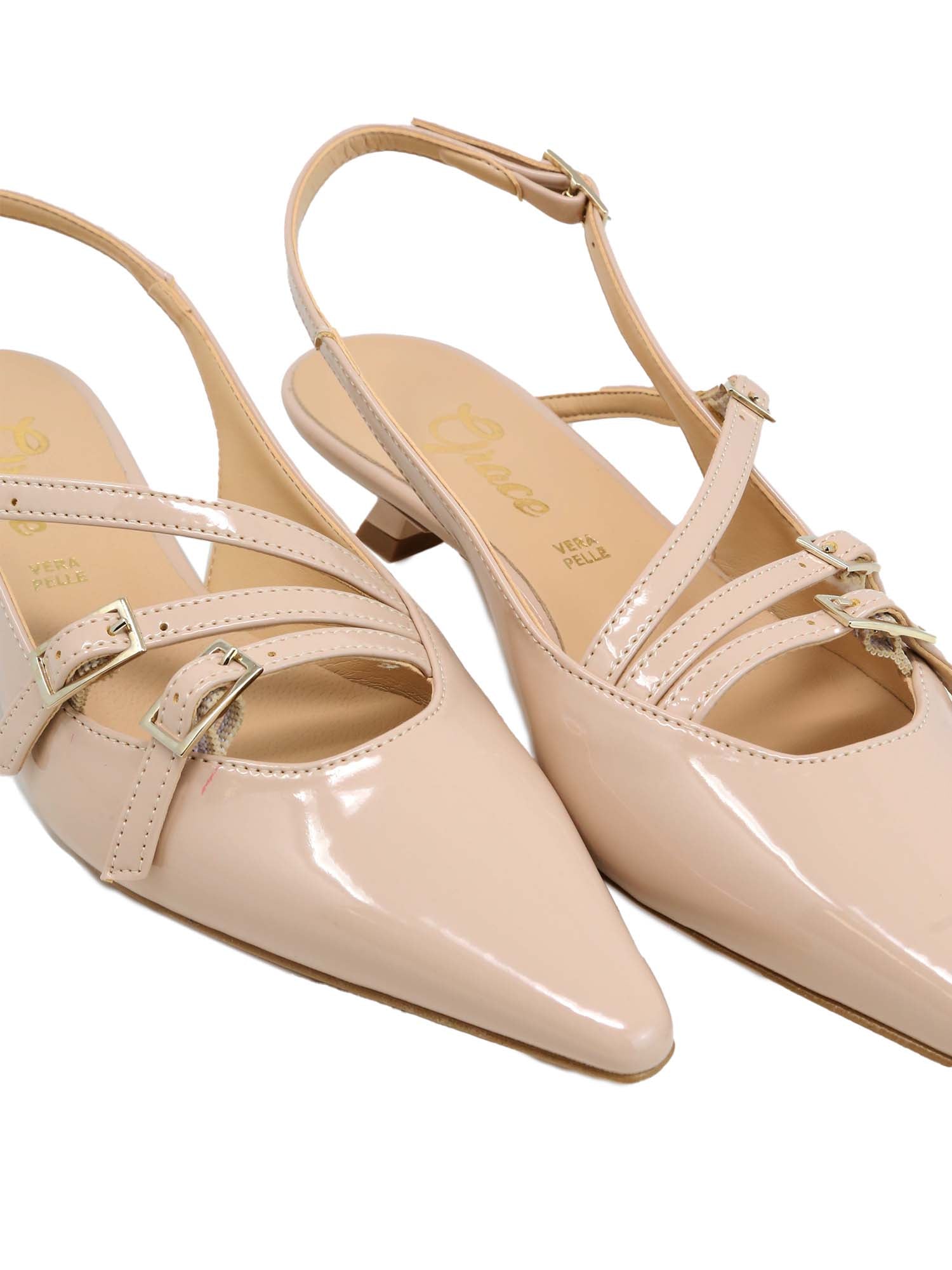 Sandali tacco Rosa Grace Shoes
