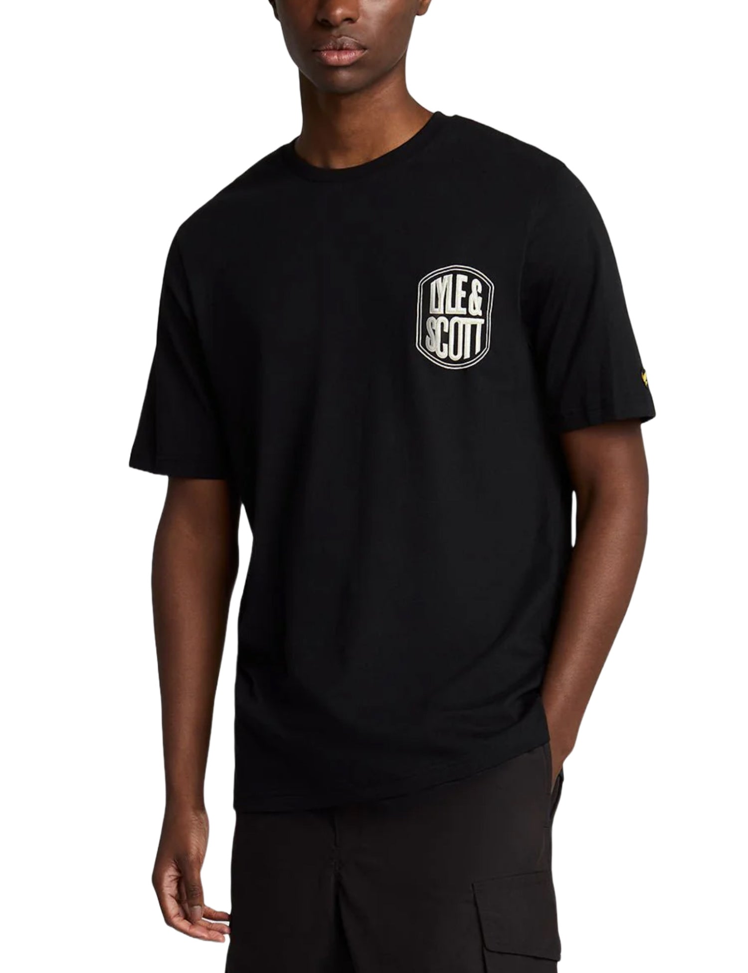 T-shirt Nero Lyle & Scott