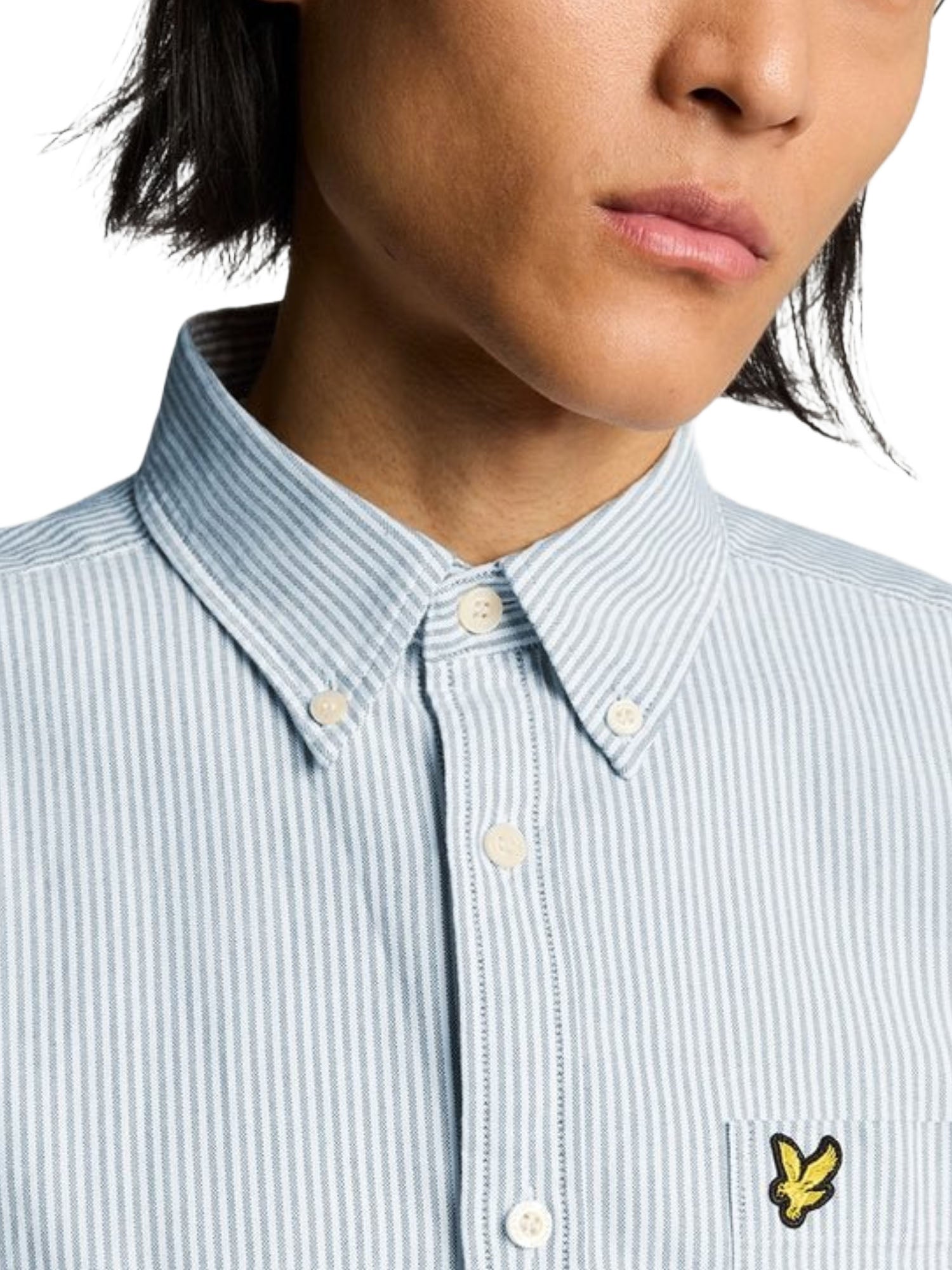 Acquista Sartoria Italiana Camicia modern riga base oxford - Blu su Acquista Sartoria Italiana Camicia modern riga base oxford - Blu su