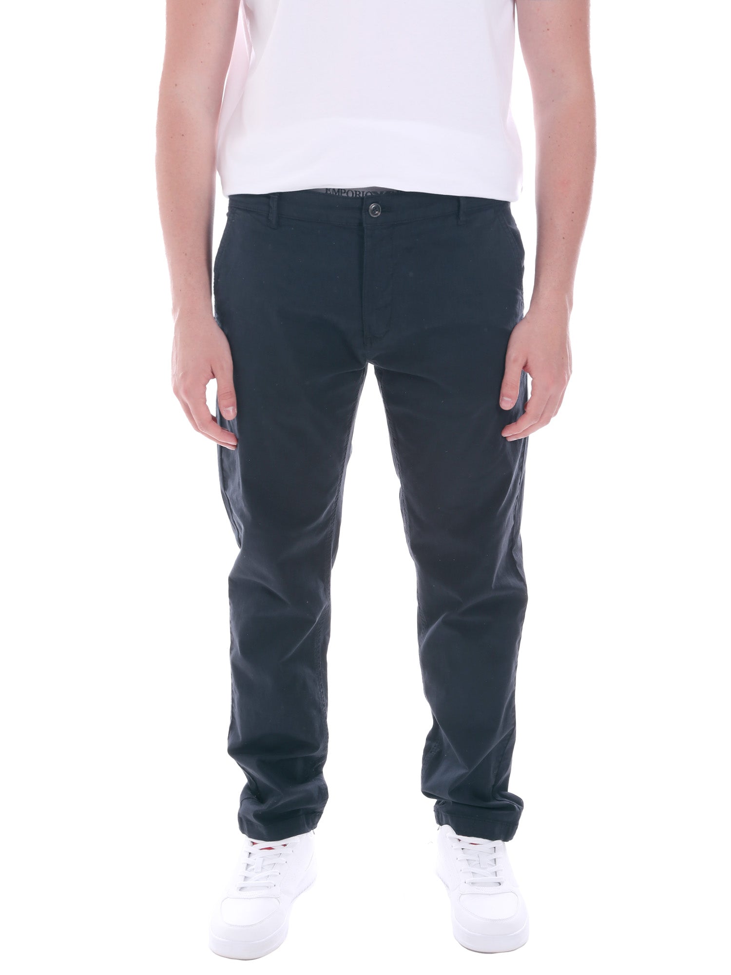 Pantaloni Blu Lyle & Scott