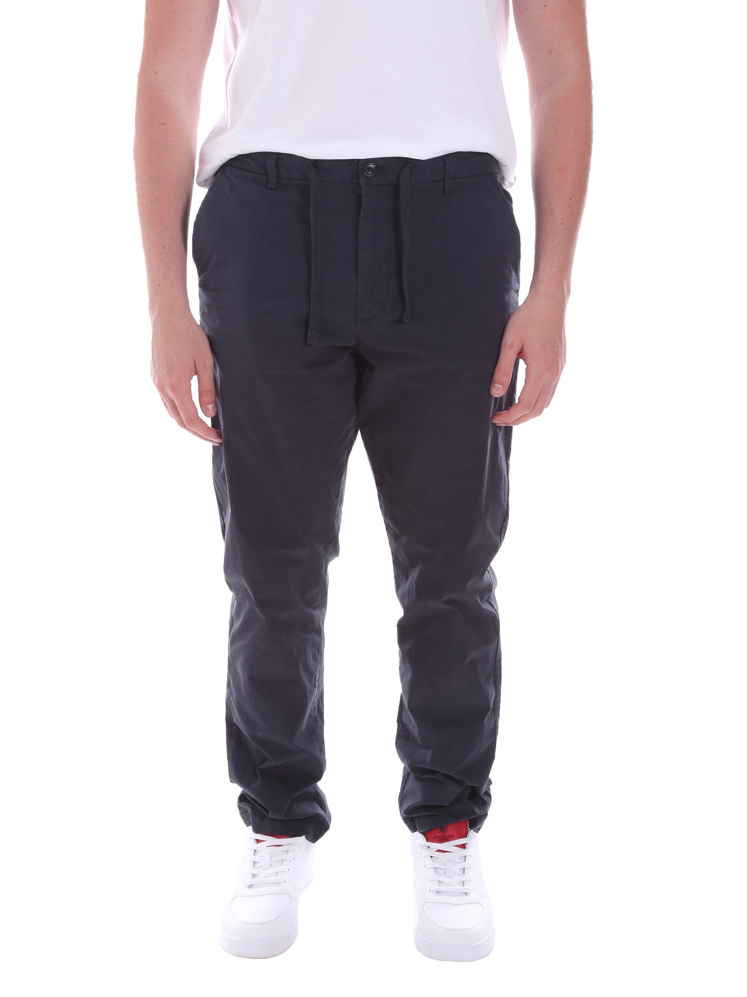Pantaloni Blu Lyle & Scott