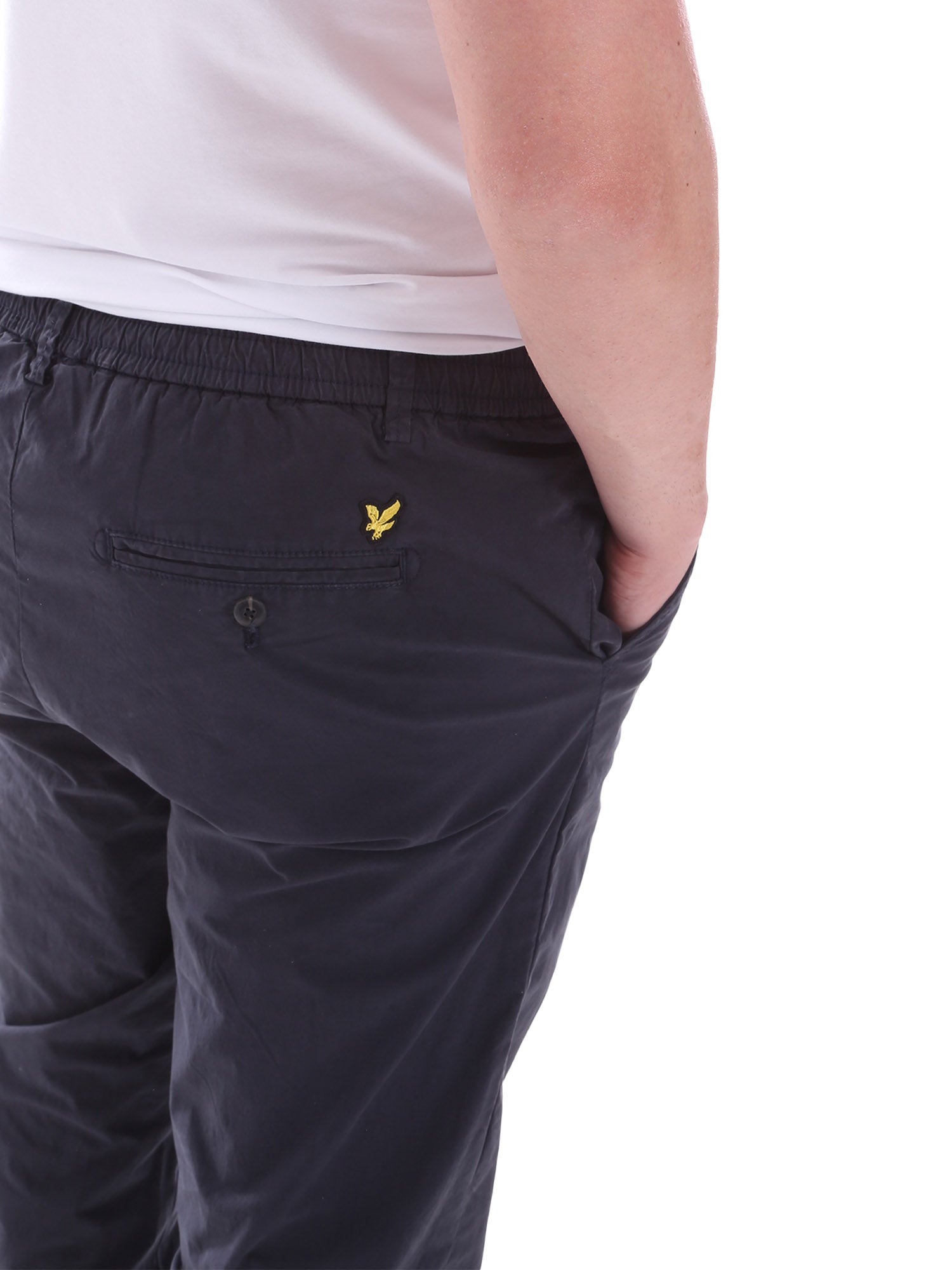 Pantaloni Blu Lyle & Scott