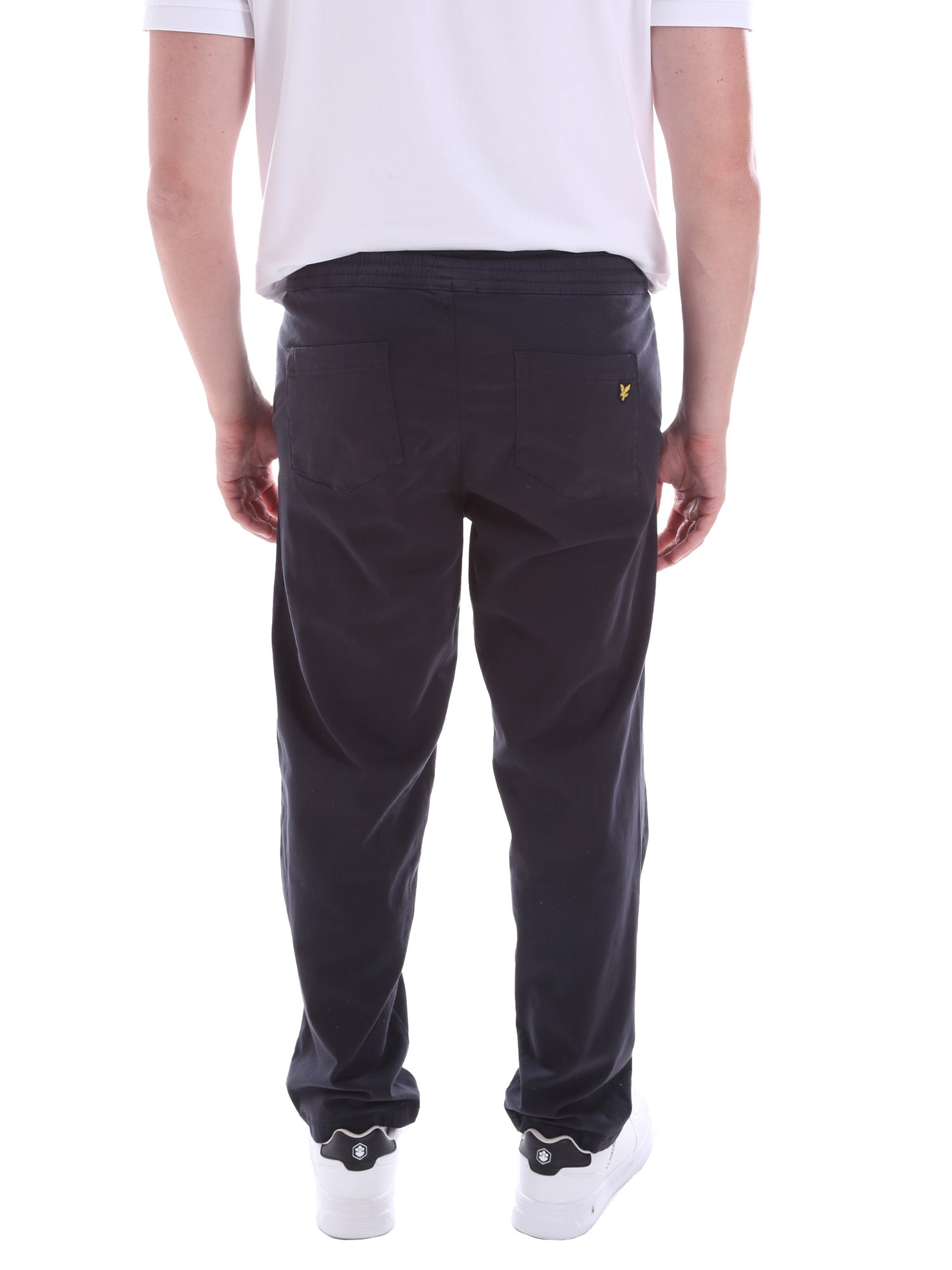 Pantaloni Blu Lyle & Scott