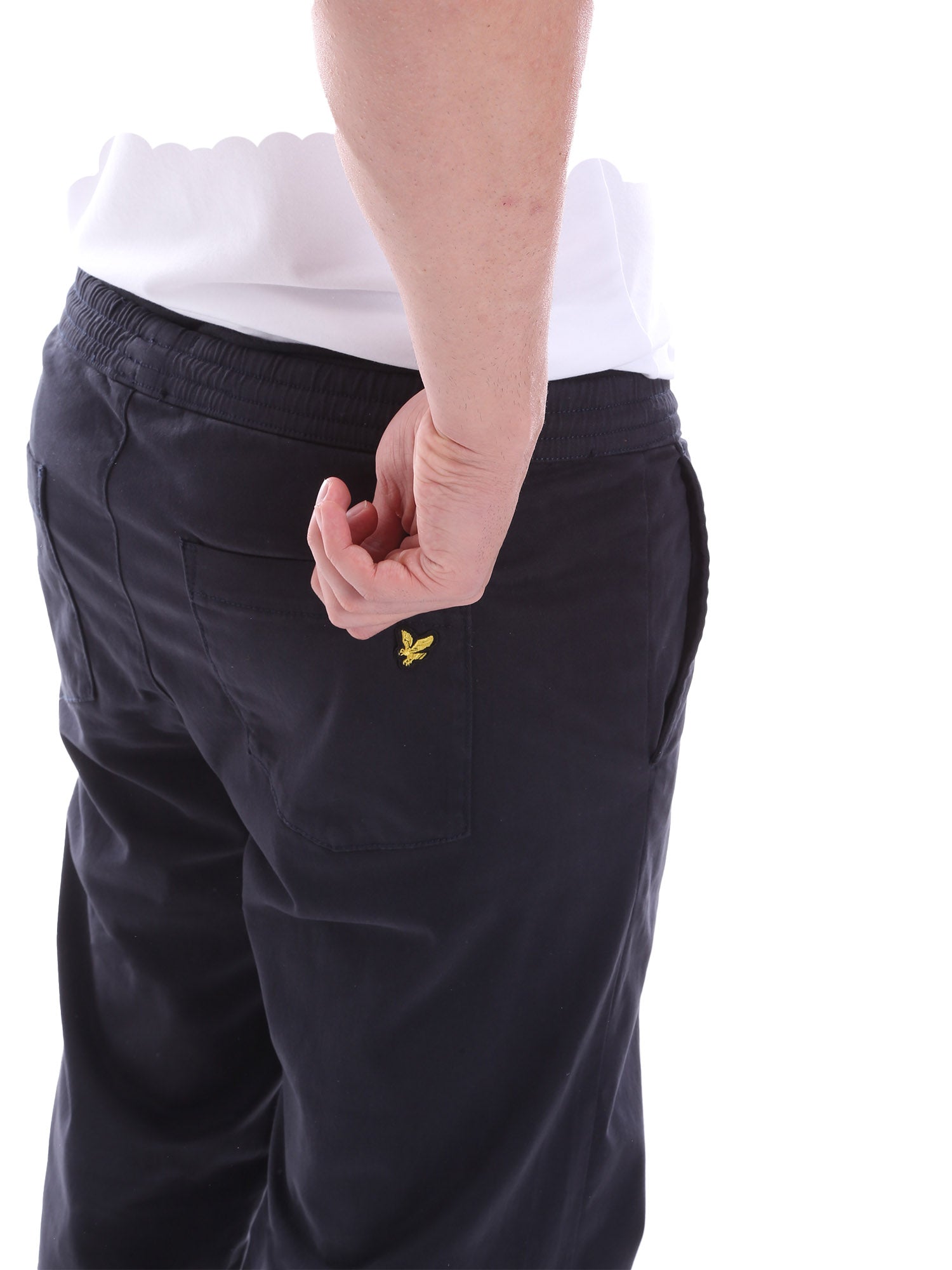 Pantaloni Blu Lyle & Scott