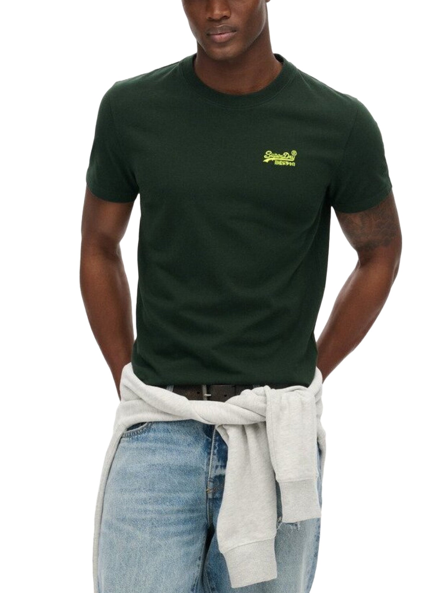 T-shirt Verde Scuro Superdry