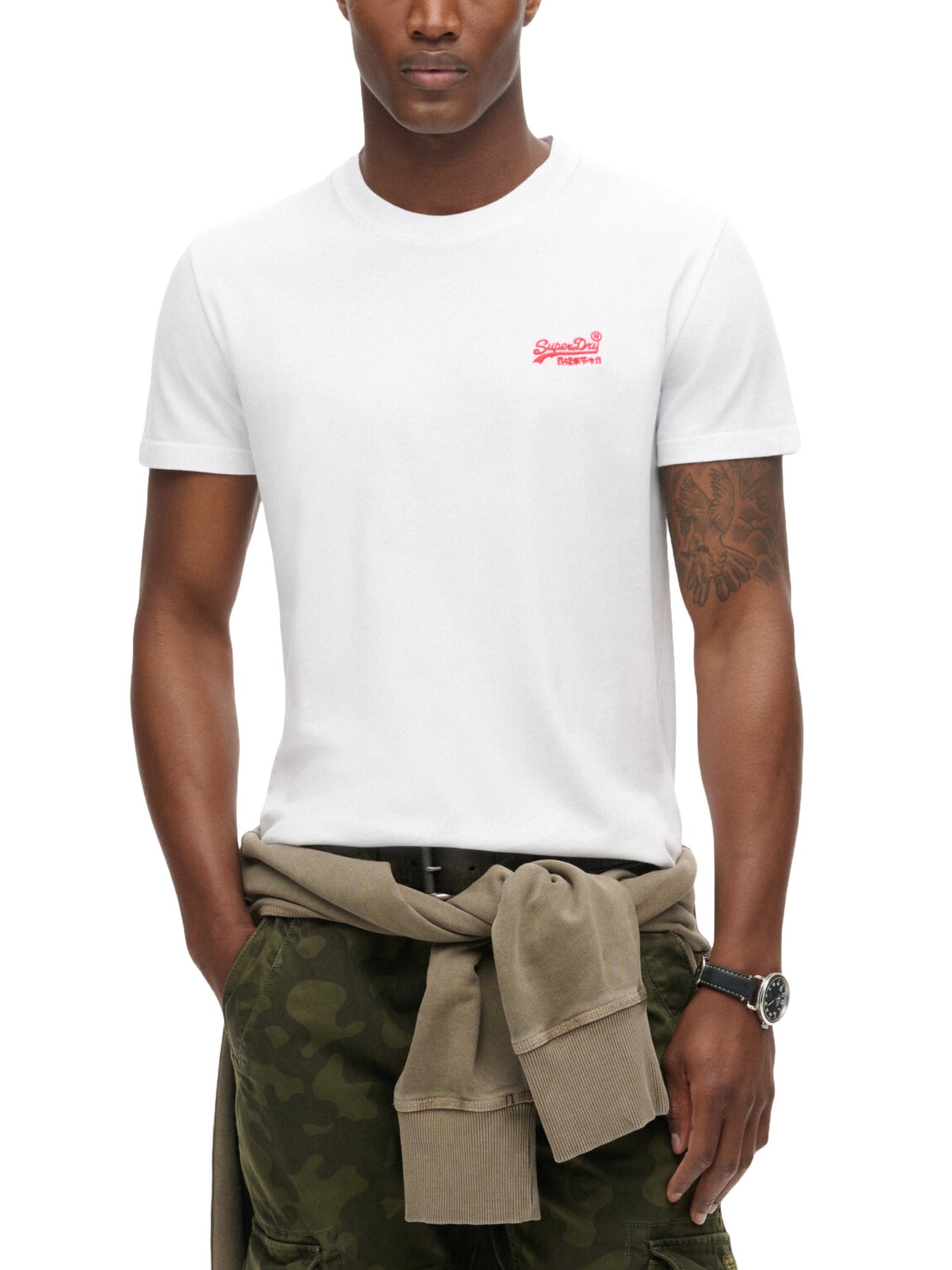 T-shirt Bianco Superdry
