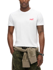 T-shirt Bianco Superdry