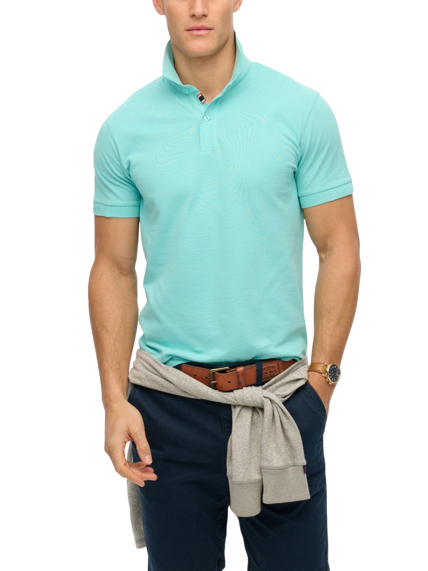 Polo Turchese Superdry