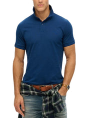 Polo Blu Scuro Superdry