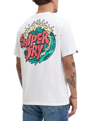 T-shirt Bianco Superdry