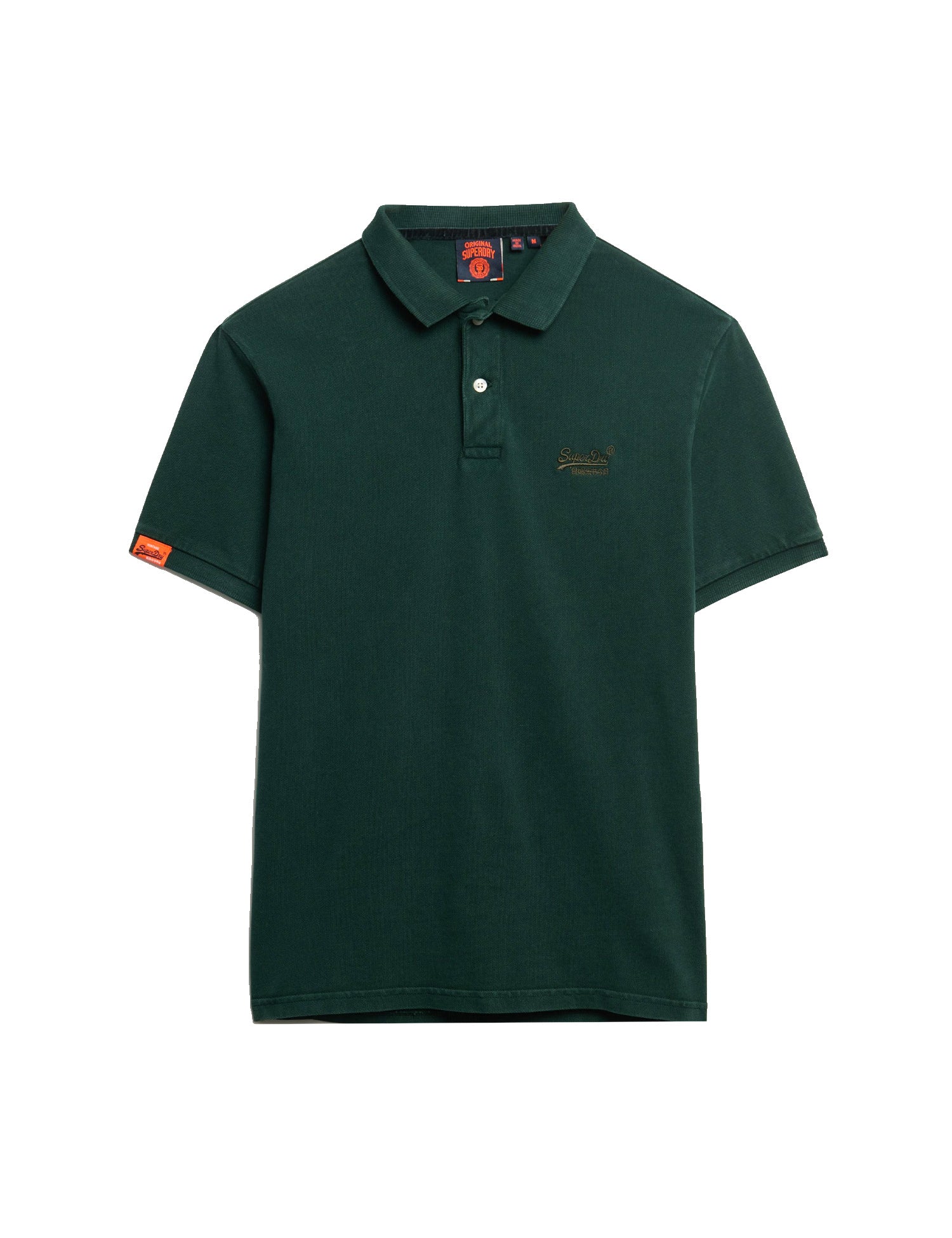 Polo Verde Scuro Superdry