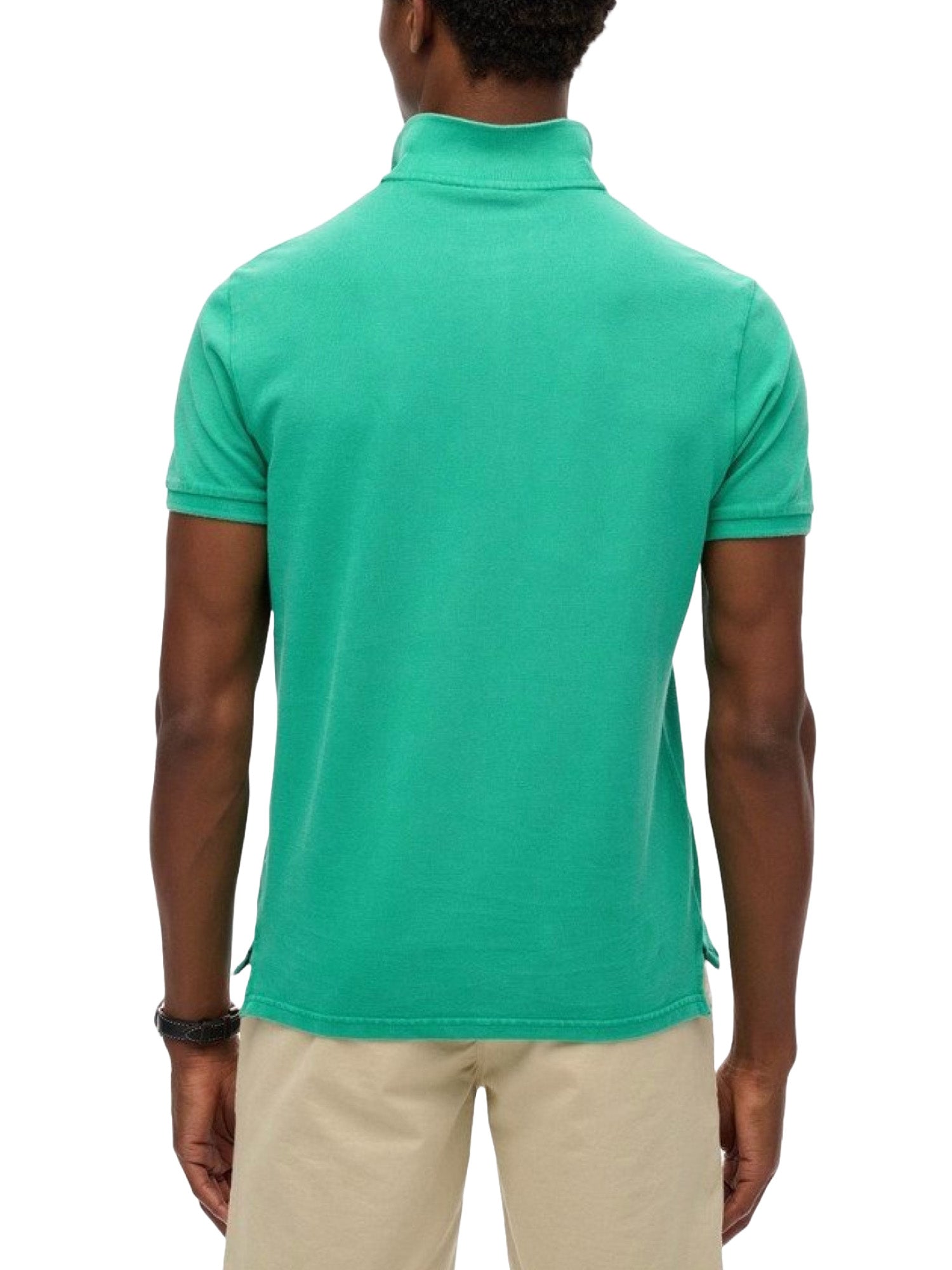 Polo Verde Chiaro Superdry