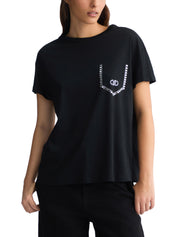 T-shirt Nero Liu-jo