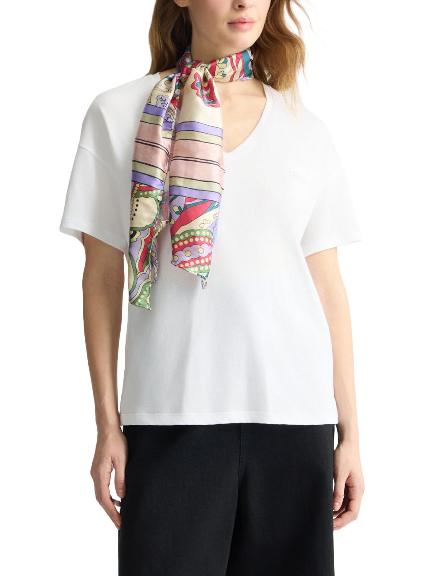 T-shirt Bianco Multicolore Liu-jo