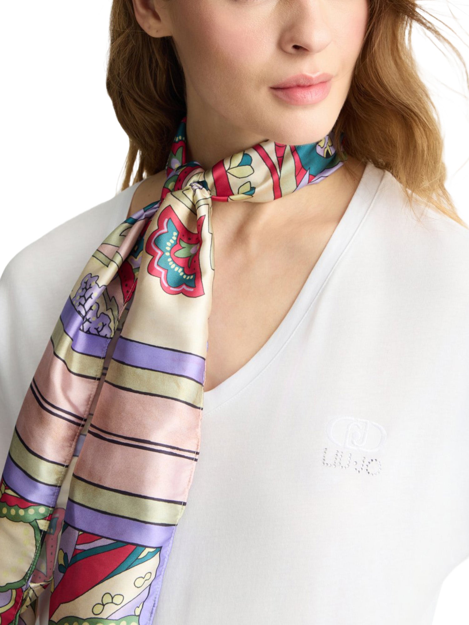 T-shirt Bianco Multicolore Liu-jo