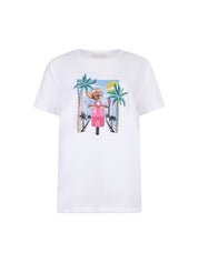 T-shirt Bianco Liu-jo