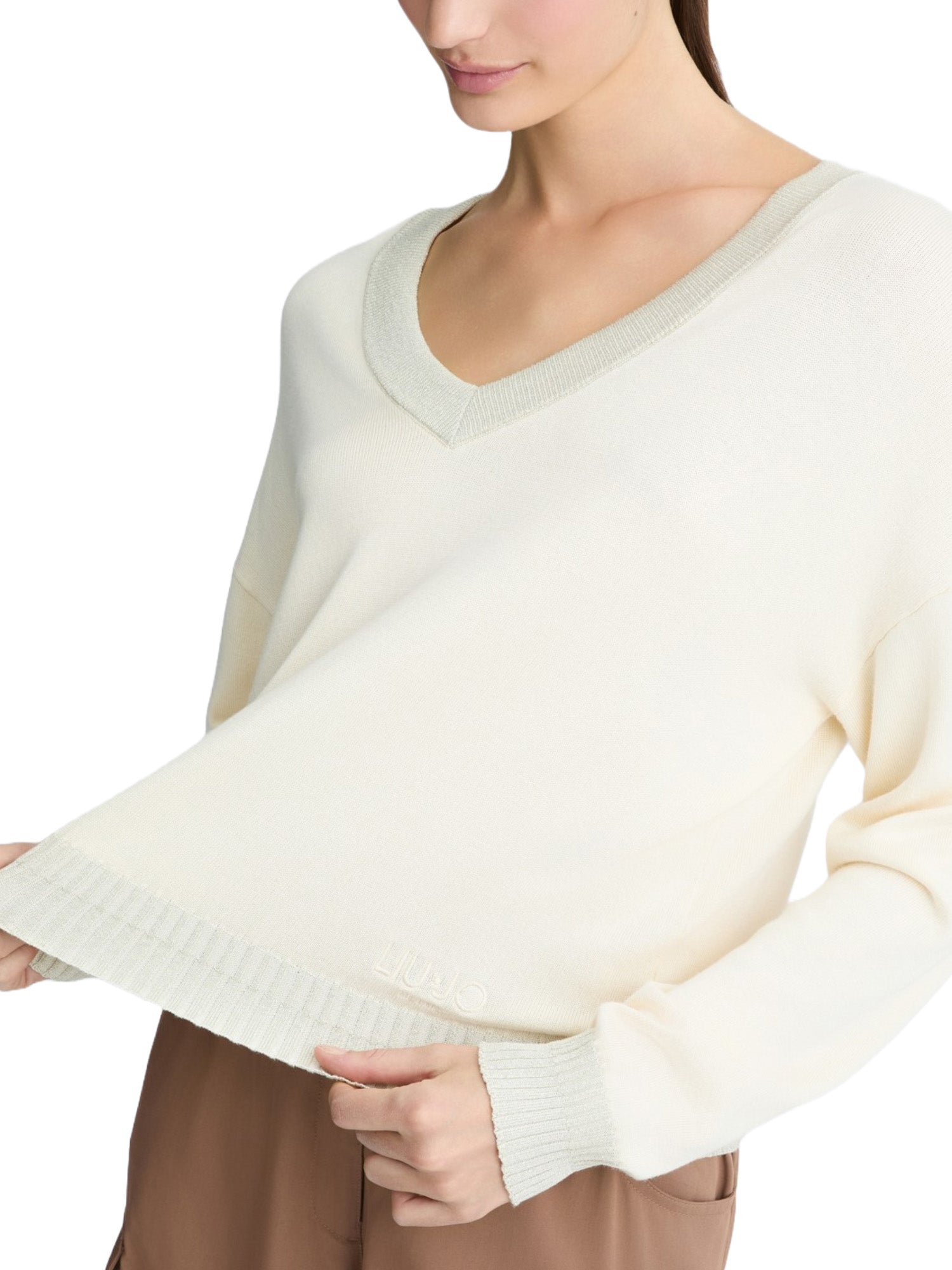 Maglioncini Avorio Liu-jo
