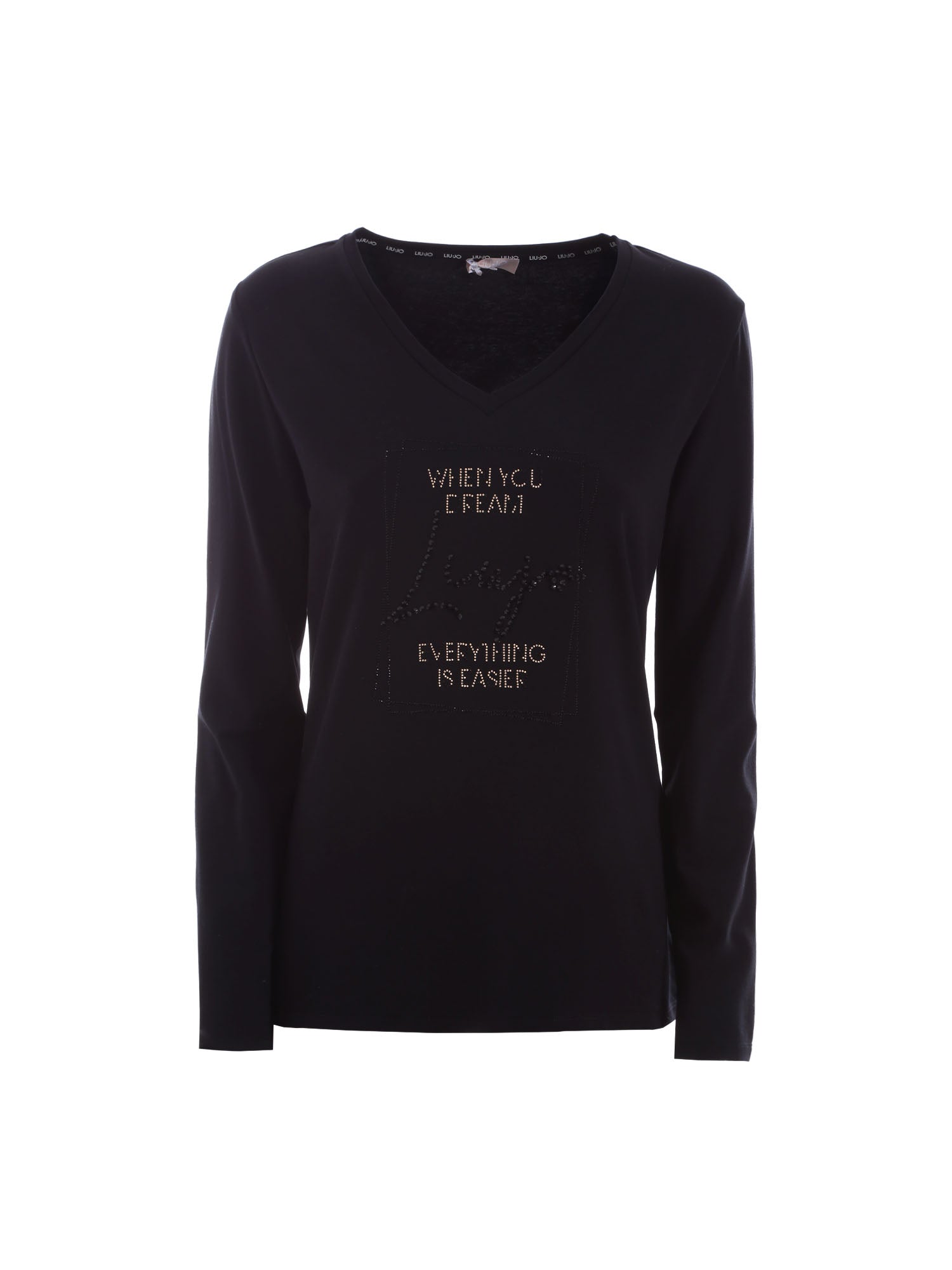 T-shirt Nero Liu-jo
