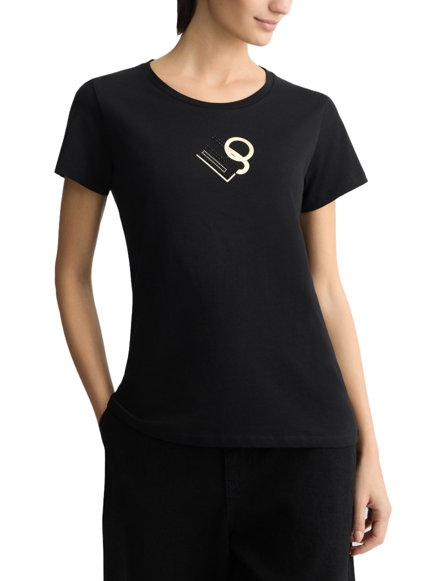 T-shirt Nero Liu-jo