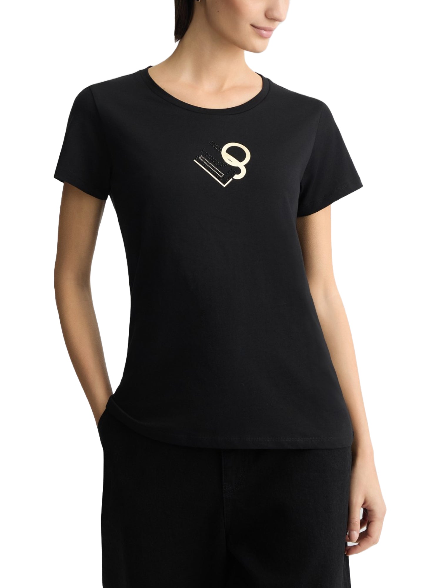T-shirt Nero Liu-jo