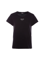 T-shirt Bianco Nero Liu-jo