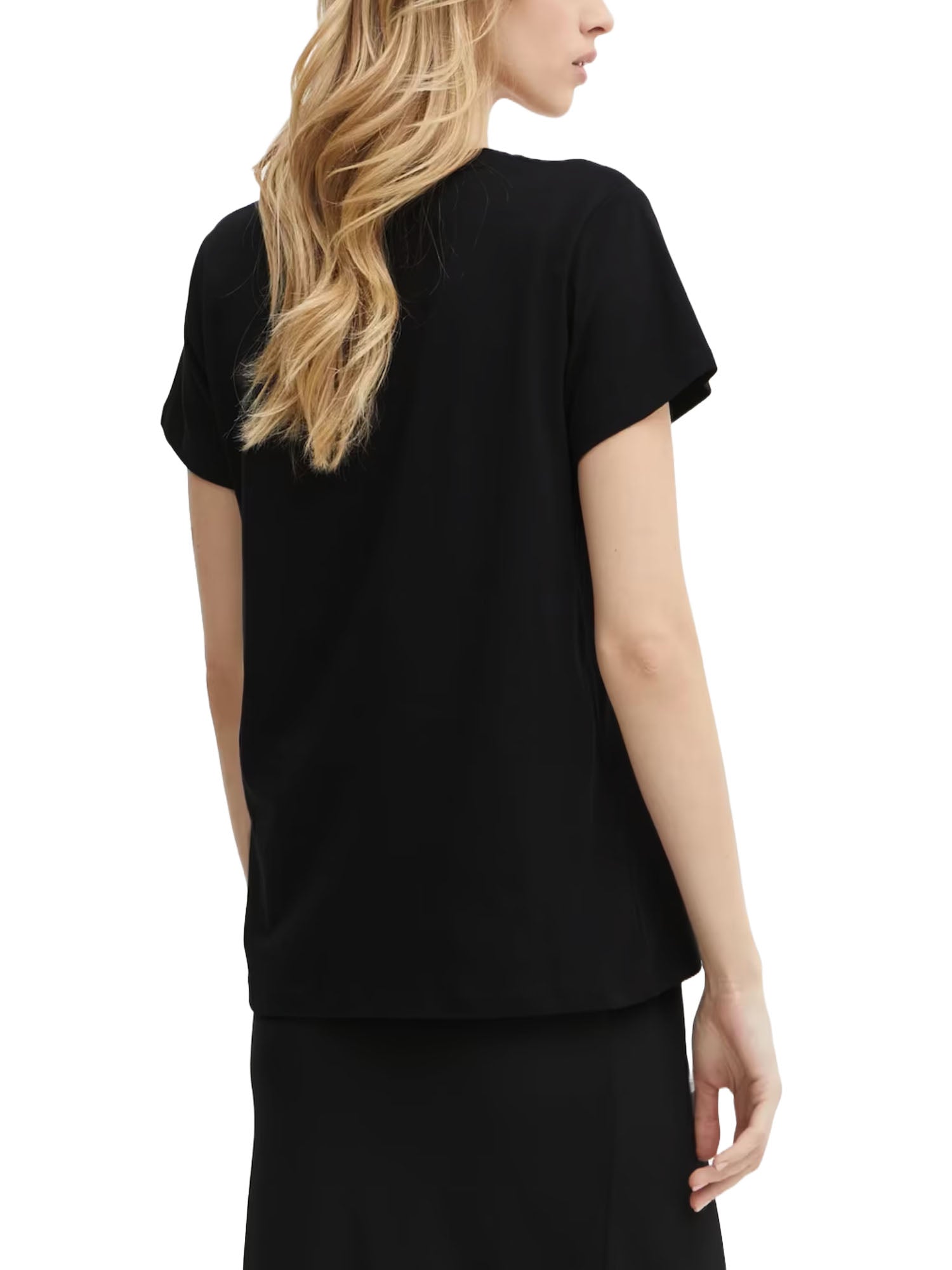 T-shirt Bianco Nero Liu-jo