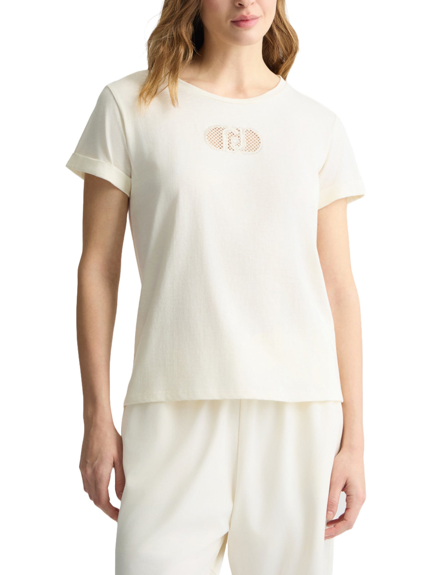 T-shirt Avorio Liu-jo